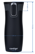 Thermobecher Contigo West Loop 2.0 470ml Gunmetal - Zum 50. Geburtstag
