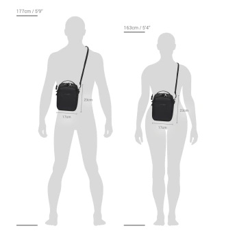Anti-theft Sling Bag Pacsafe V - ocean