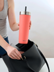 Thermobecher mit strohhalm Contigo Luxe Tumbler 720ml - Coral