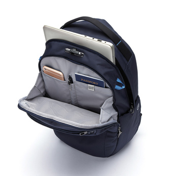 Pacsafe V 26 l Anti-Diebstahl-Laptop-Rucksack - navy blau
