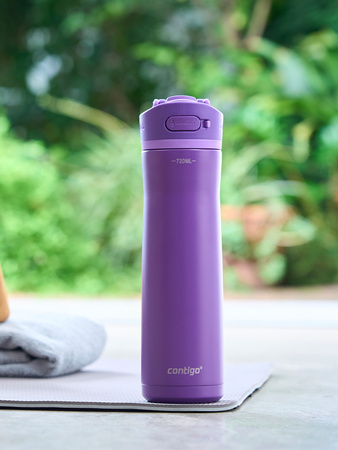 Thermoflasche Contigo Ashland 2.0 Chill 720 ml - Violet - Mit Ihrer Gravur