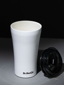 Dr.Bacty Apollo 2.0 thermal coffee mug - 360 ml - Glossy White