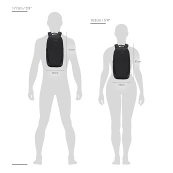 Anti-Theft Tech Backpack Vibe 12l - gray