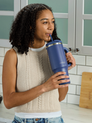 Thermal mug with straw Contigo Streeterville Tumbler 1200 ml - Indigo - after sales