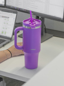 Thermalbecher mit Strohhalm Contigo Streeterville Tumbler 1200 ml - Galactic