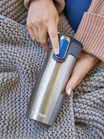 Contigo West Loop 2.0 thermal mug 470ml - For your 50th birthday - Steel 