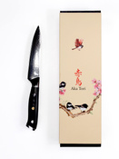 Exklusives Aka Tori Osaka Pro 5" Allzweckmesser aus Damaszener Stahl – Business-Geschenk mit Gravuroption