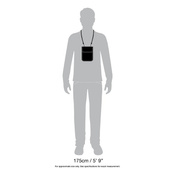 Pacsafe Coversafe X75 Hals Reisepass Tasche - grau