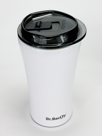 Thermobecher für Kaffee Dr.Bacty Apollo 2.0 360 ml "Dziewanna" – Weiß
