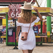 City anti-theft shoulder bag Pacsafe Go - pink