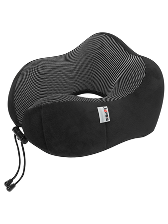 Travel pillow around the neck Dr. Bacty - Black