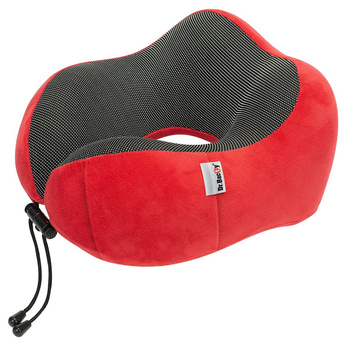 Travel cushion on the neck Dr. Bacty - red