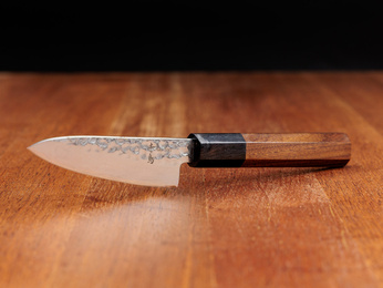 Exclusive Aka Tori Tokyo Black 3.5" Paring Knife – Damascus Steel Business Gift with Custom Engraving Option