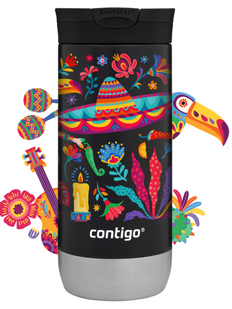 Contigo Huron 2.0 470ml thermal coffee mug - Mexico - Black