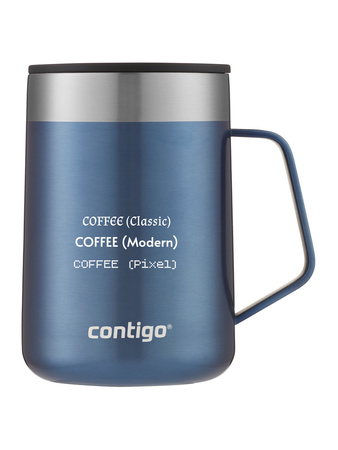 Thermal mug Contigo Streeterville 420 ml custom inscription - engraved - Blue