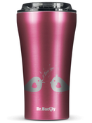 Dr.Bacty Apollo 2.0 thermal coffee mug - 360 ml - Pink - Bird love