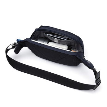 Pacsafe V Anti-Diebstahl-Hüfttasche - navy blau