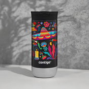 Contigo Huron 2.0 470ml thermische Kaffeebecher - Mexiko - Schwarz