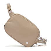 Kleine 2-in-1-Handtasche für Damen mit Diebstahlschutz Pacsafe W – beige