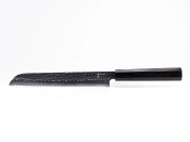Aka Tori Damaszener-Brotmesser 8" mit Gravur - Tokyo Black