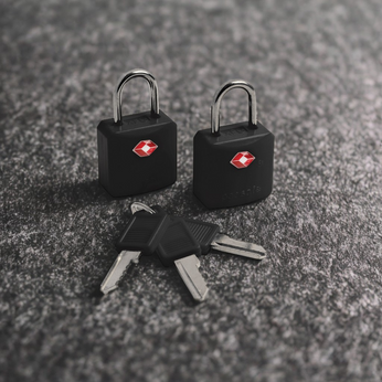 Gepäckvorhängeschloss mit tsa-system pacsafe prosafe 620 - 2 st. - schwarz