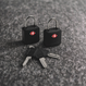 Luggage padlock with TSA Pacsafe Prosafe 620 system - 2 pcs. - black