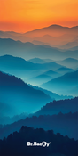 Dr.Bacty 60x130 beidseitig schnell trocknendes Handtuch - Mountains