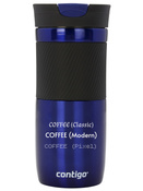 Thermal mug Contigo Byron 470ml with custom inscription - engraved - Deep Blue