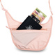 Discreet, anti-theft under-clothing wallet Pacsafe Coversafe S80 - pink.