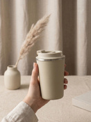 Dr. Bacty Eco Thermal Mug Terra – Sandy Beige