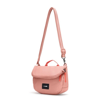 Folding women's anti-theft bag Pacsafe Go - pink