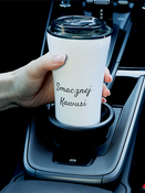 Dr.Bacty Apollo 2.0 Thermo-Kaffeebecher - Leckerer Kaffee - 360 ml - Glänzend Weiß