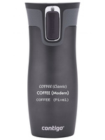 Thermal mug Contigo West Loop 2.0 with custom inscription - engraved - Gunmetal