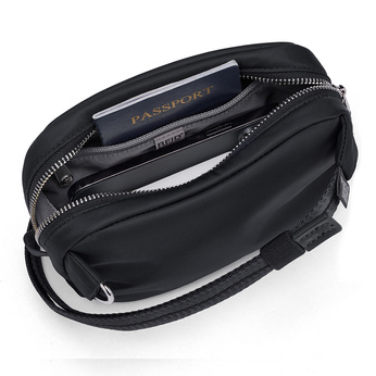 Small 2-in-1 anti-theft women's handbag Pacsafe W - black