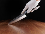 Exclusive Aka Tori Tokyo Black 8" Chef's Knife – Damascus Steel Business Gift with Custom Engraving Option