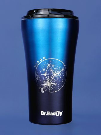 Dr.Bacty Apollo 2.0 thermischer Kaffeebecher - Virgo - 360 ml - Monaco Blau