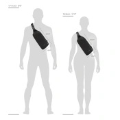 Pacsafe vibe 150 anti-diebstahl sling pack - grau