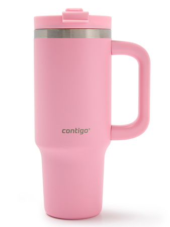 Thermal mug with straw Contigo Streeterville Tumbler 880 ml - Strawberry Cream