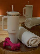 Thermalbecher mit Strohhalm Contigo Streeterville Tumbler 1200 ml - Salt