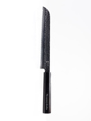 Aka Tori Engraved Damascus Steel 8" Bread Knife - Tokyo Black