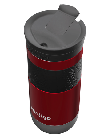 Thermal mug Contigo Byron 2.0 470ml  with custom inscription - engraved - Red
