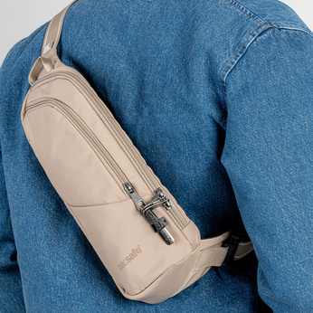 Pacsafe vibe 150 anti-diebstahl sling pack - beige