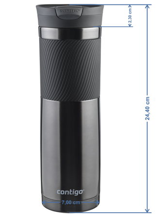 Thermobecher mit gravur Contigo Byron 720ml - Gunmetal 
