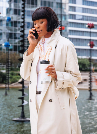 Thermobecher für Kaffee Contigo Huron 2.0 470ml - Six Seven - Salt