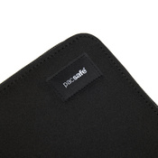 Pacsafe men's large RFID wallet - jet black - display