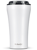 Dr.Bacty Apollo 2.0 thermal coffee mug - Espresso depresso - 360 ml - Glossy White