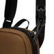 RFIDsafe anti-theft shoulder city bag by Pacsafe - brown
