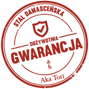 Aka Tori Damaszener-Nakiri-Gemüsemesser 7" mit Gravur - Tokyo Black