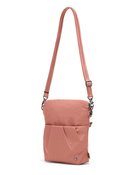 Pacsafe citysafe cx damen-diebstahlsicherung erweiterbar tasche mit econyl - rosa