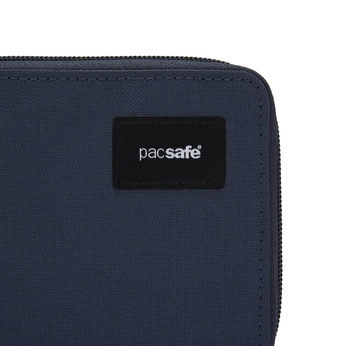 Pacsafe RFIDsafe recycelte Anti-Diebstahl-Geldbörse - marineblau